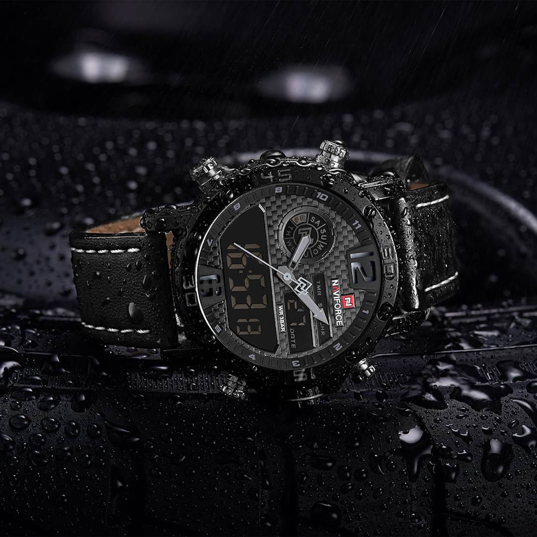 Muški ručni sat NaviForce Carbon Black