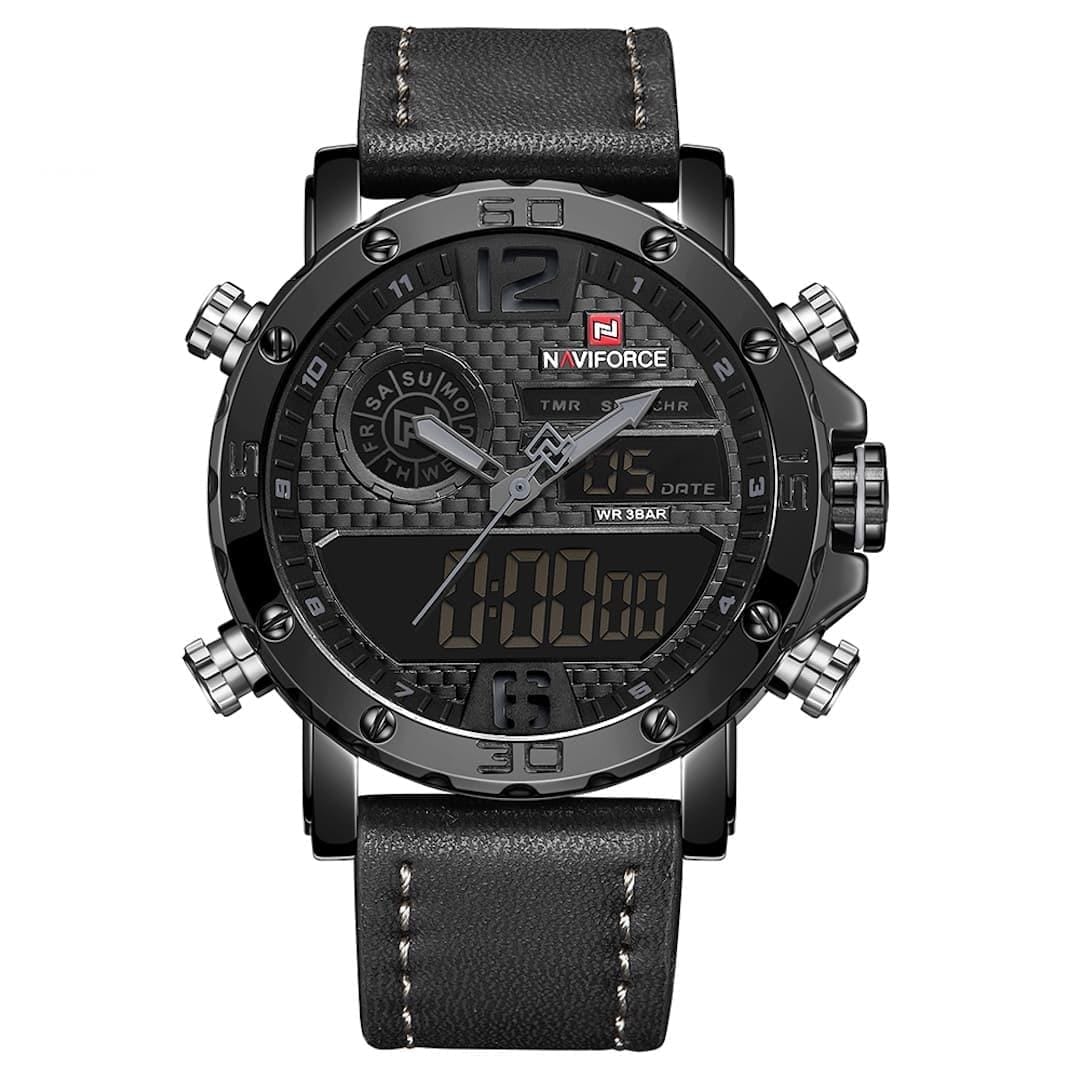 Muški ručni sat NaviForce Carbon Black