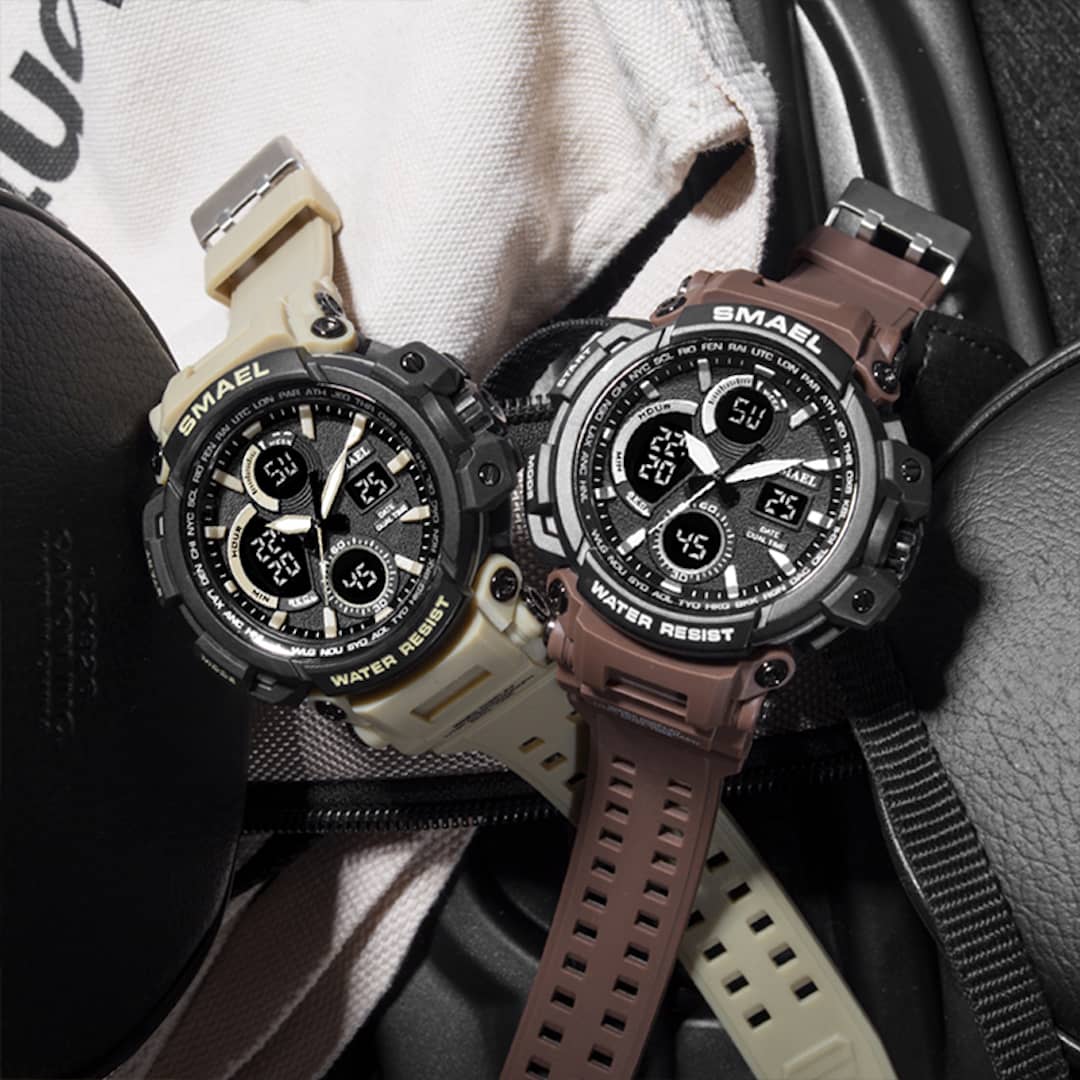 Muški ručni sat Smael S-shock MTGB1000 Brown