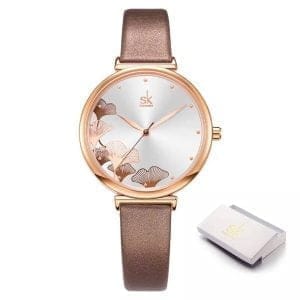 Ženski ručni sat SK Shengke Coraline Brown